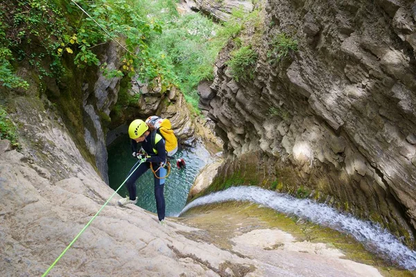 Descente en canyoning près d'Annecy