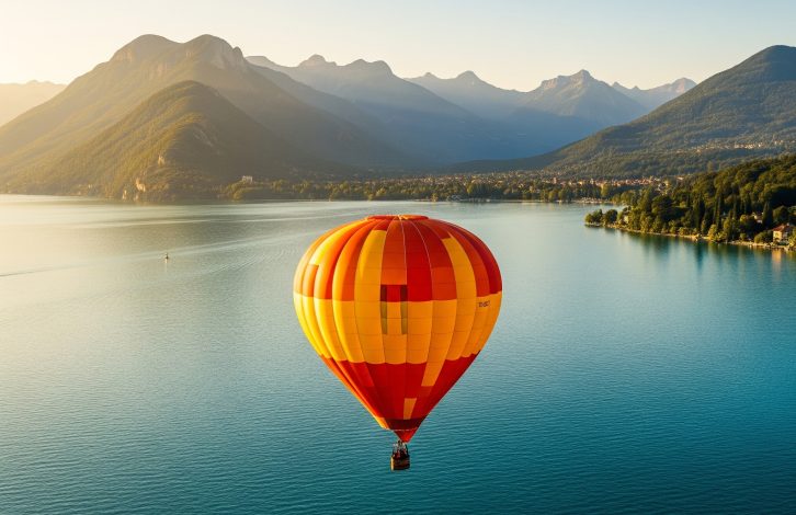 Vol en montgolfière dans la région d'Annecy